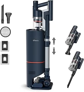 Ultenic Fs1 Cordless Vacuum Cleaner, With Automatic Emptying Station, Powerful Suction 30Kpa/450W, Removable Battery Up To 60 Mins, Stick Vacuum Cleaner For Hard Floor Carpets ürün görseli 1