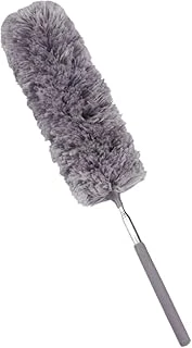 Smartizi 240 Cm Teleskopik Uzatılabilir Mikrofiber Toz Alma Fırçası - Bükülebilir Başlıklı Tavan, Klima Korniş Temizleyici - Yıkanabilir Püskül Paslanmaz Çelik Saplı Toz Alıcı ürün görseli 1