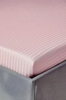 Alla Turca 100X200 Pamuk Saten Lastikli Çarşaf Seti Pudra ürün görseli 1