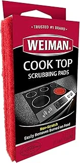 Comforts Weiman Cook Top Fırça Pads, Siyah, 3 Count ürün görseli 1
