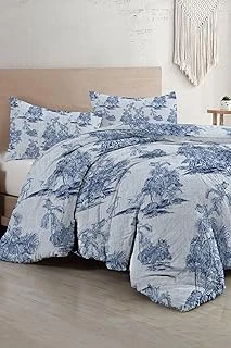 Monohome Çift Kişilik Pamuk Saten Nevresim Takımı Jungle Indigo, Monohome33880 ürün görseli 1