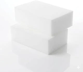 Wonkey - Melamin Sihirli Sünger, Çizik Yazı Silici Sünger, Duvar Temizleme Süngeri, Silgi Sünger Büyük Boy 12X7X3 Cm - 2 Adet ürün görseli 1