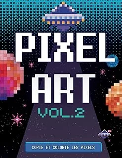Independently Published Pixel Vol.2: Cahier De Dessin Vierge À Petits Carreaux Avec Modèle, Parfait Pour La Pratique Du Pixel Pour Enfants Et Adultes | A4 Grande Taille (French Edition) ürün görseli 1