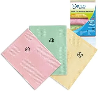 Miclo Cleaning | Mikrofiber Temizlik Bezi 3'Lü Set | Sihirli Bez | Cam, Ayna Bezi | Seri ürün görseli 1
