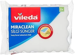 Vileda 169072 Miraclean Silgi Sünger 2'Li, Beyaz, Düz ürün görseli 1