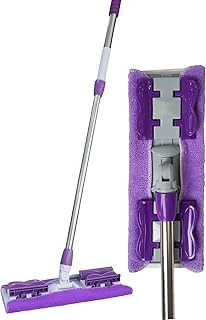 Mayaglory Sihirli Yer Mopu Fayans Duvar Yüzey Temizlik Mikrofiber Mandallı Mop, Teleskopik Saplı İstediğin Bezi Tak Kullan +1 Yedek Bezli ürün görseli 1