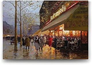 Edouard Cortes - Paris Tablosu - 100X70Cm ürün görseli 1