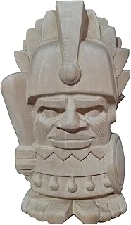 Ahşap Dekoratif Büst Heykeli Maya Totem ürün görseli 1
