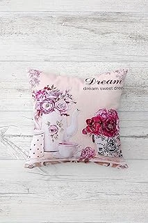 Pelangi Sweet Çift Tarafı Baskılı Gizli Fermuarlı Yastık Kılıfı Kırlent Koltuk Yastık Kılıfı, Toz Pembe 45 X 45, 2469101545451 ürün görseli 1