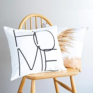 Temalı Özel Tasarım 2'Li Yastık Kılıfı, Dijital Baskı Kırlent Kılıfı, Beyaz Renk, 43X43 Cm ürün görseli 1