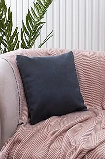 Asdiva Süet Dokulu Mermer Damar Desenli Petrol Rengi Kırlent Kılıfı ürün görseli 1