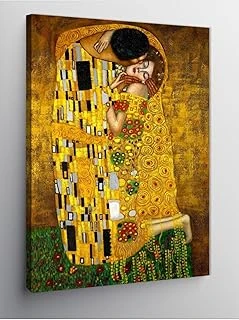 Tablo Mega Kanvas Tablo Gustav Klimt The Kiss Öpücük, 50Cm X 70Cm ürün görseli 1