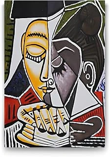 Pablo Picasso - Tete Dune Femme Tablosu - 100X140Cm ürün görseli 1