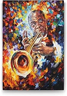 Louis Armstrong Tablosu - 50X75Cm ürün görseli 1