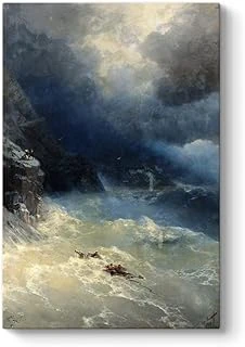 İvan Ayvazovski - Fırtına Tablosu 40 X 60 ürün görseli 1