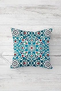 Pelangi Etnik Çini Geleneksel Motif Çift Taraflı Gizli Fermuarlı Yastık Kılıfı Kırlent Koltuk Yastık Kılıfı, 43 X 43 ürün görseli 1