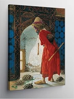 Tablo Mega Kanvas Tablo Kaplumbağa Terbiyecisi, 50Cm X 70Cm ürün görseli 1