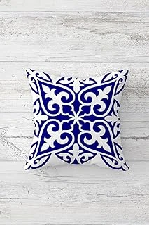 Pelangi Lacivert Geometrik Çift Tarafı Baskılı Gizli Fermuarlı Yastık Kılıfı Kırlent Koltuk Yastık Kılıfı, Lacivert 45 X 45, 24691114845451 ürün görseli 1