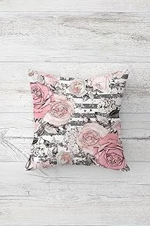 Pelangi Gül Buketi Çiçekli Çift Tarafı Baskılı Gizli Fermuarlı Yastık Kılıfı Kırlent Koltuk Yastık Kılıfı, Karışık Renkli 45 X 45, 246908346271 ürün görseli 1