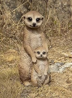 Hi-Line Gift Ltd. Küçük Anne Bebek Meerkat, Kahverengi ürün görseli 1