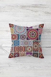 Pelangi Etnik Mandala Desen Çift Tarafı Baskılı Gizli Fermuarlı Yastık Kılıfı Kırlent Koltuk Yastık Kılıfı, Karışık Renkli 45 X 45 ürün görseli 1