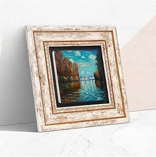 Pinecone Stone Claude Monet Sonbahar Taş Duvar Tablosu - Çerçeveli Taş Tablo - Dekoratif Duvar Sanatı - Ev Ofis Duvar Dekoru T1-254 ürün görseli 1