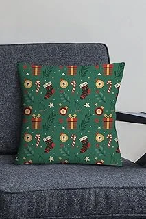 Viva Christmas Dekoratif Gizli Fermuar Çift Taraflı Yeniyıl Kırlent Yastık Kılıfı 43X43Cm Krl1039 ürün görseli 1