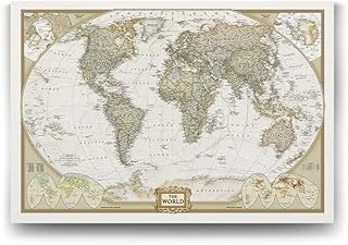 Tabloshop Dünya Siyasi Haritası - 140X100Cm ürün görseli 1