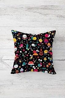 Pelangi Çift Tarafı Baskılı Gizli Fermuarlı Yıkanabilir Tutmaz Dekoratif Kırlent Kılıfı Yastık Kılıfı, Siyah 45 X 45, 2469131858621 ürün görseli 1