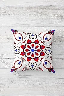Pelangi Kırmızı Marin Temalı Çift Tarafı Baskılı Gizli Fermuarlı Yastık Kılıfı Kırlent Yastık Kılıfı, Kırmızı-Bordo-Lacivert 45 X 45 ürün görseli 1