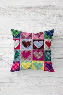 Pelangi Renkli Kalpler Çift Tarafı Baskılı Gizli Fermuarlı Yastık Kılıfı Kırlent Koltuk Yastık Kılıfı, Pembe-Kahverengi 45 X 45, 24691291045451 ürün görseli 1