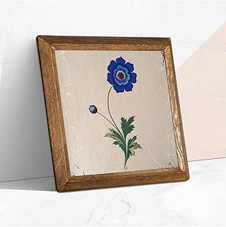 Pinecone Sanatı Taş Duvar Tablosu - Ahşap Çerçeveli Taş Tablo - 25X25 Cm - Dekoratif Duvar Sanatı - Ev Ofis Duvar Dekoru W1-136 ürün görseli 1