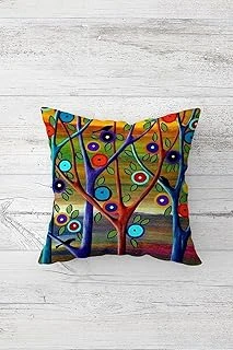 Pelangi Nazarlık Dilek Ağacı Çift Tarafı Baskılı Gizli Fermuarlı Yastık Kılıfı Kırlent Koltuk Yastık Kılıfı, Karışık Renkli 45 X 45, 24691138745451 ürün görseli 1