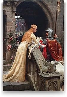 Edmund Blair Leighton - Tanrı Korusun Tablosu - 50X75Cm ürün görseli 1