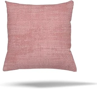Pelangi Düz Renk Gizli Fermuarlı Yastık Kılıfı Kırlent Kılıfı Koltuk Yastık Kılıfı, Pembe 45 X 45 ürün görseli 1