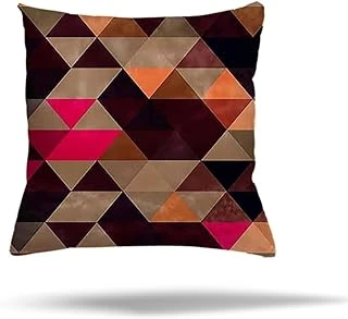 Pelangi Geometrik Batik Desen Gizli Fermuarlı Yastık Kılıfı Kırlent Kılıfı Koltuk Yastık Kılıfı, Karışık Renkli 45 X 45 ürün görseli 1
