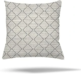 Pelangi Geometrik Karo Desen Gizli Fermuarlı Yastık Kılıfı Kırlent Kılıfı Koltuk Yastık Kılıfı, 45 X 45 ürün görseli 1