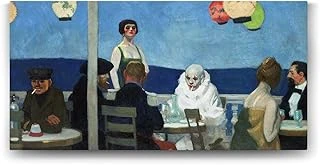 Edward Hopper - Soir Bleu Tablosu - 140X70Cm ürün görseli 1