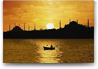 Yedi Tepe İstanbul Tablosu - 125X80Cm ürün görseli 1