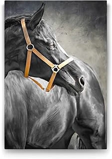 Siyah At Tablosu - 40X60Cm ürün görseli 1