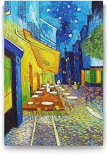 Vincent Van Gogh - Terrasse De Cafe Tablosu - 50X75Cm ürün görseli 1