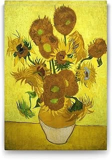 Vincent Van Gogh - Sunflowers Tablosu - 60X90Cm ürün görseli 1