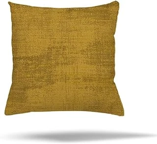 Pelangi Düz Renk Gizli Fermuarlı Yastık Kılıfı Kırlent Kılıfı Koltuk Yastık Kılıfı, Hardal 45 X 45 ürün görseli 1