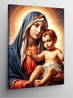 Tablo Mega Kanvas Tablo Meryem Ana Hz İsa, 50Cm X 70Cm ürün görseli 1