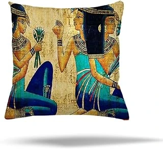 Pelangi Mermer Desen Geometrik Afrikalı Gizli Fermuarlı Yastık Kılıfı Kırlent Kılıfı Koltuk Yastık Kılıfı, Vizon 45 X 45 ürün görseli 1