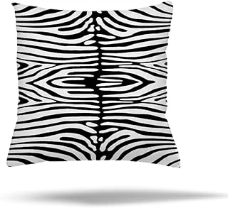 Pelangi Mermer Zebra Afrikalı Kadın Desen Gizli Fermuarlı Yastık Kılıfı Kırlent Kılıfı Koltuk Yastık Kılıfı, Siyah-Beyaz 45 X 45 ürün görseli 1