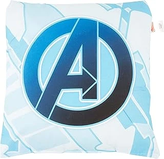 Taç Avengers Baskılı Pamuk Kırlent, Mavi, 40X40 Cm ürün görseli 1