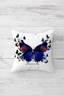 Pelangi Lacivert Desen Çift Tarafı Baskılı Gizli Fermuarlı Yastık Kılıfı Kırlent Yastık Kılıfı, Lacivert-Beyaz 45 X 45, 24691307745451 ürün görseli 1