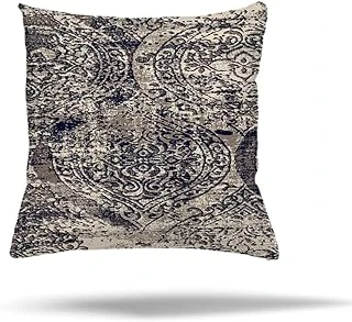 Pelangi Patchwork Çiçek Desenli Etnik Gizli Fermuarlı Yastık Kılıfı Kırlent Kılıfı Koltuk Yastık Kılıfı, Lacivert-Gri 45 X 45 ürün görseli 1