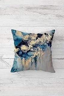 Pelangi Suluboya Batik Desenli Çift Tarafı Baskılı Gizli Fermuar Yastık Kılıfı Kırlent Koltuk Yastık Kılıfı, 45 X 45 ürün görseli 1